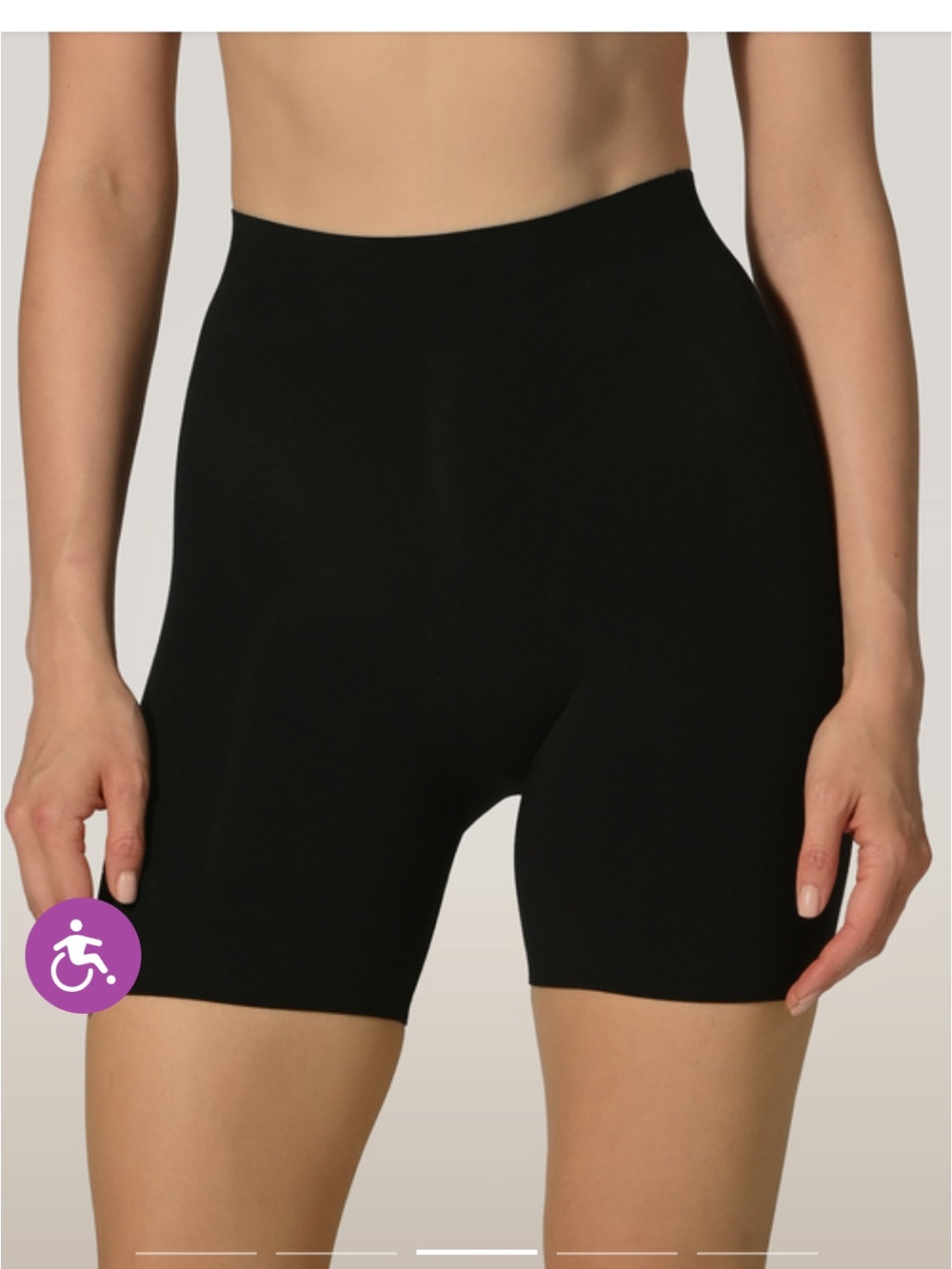 Wolford Black High-Waist Shaping Shorts